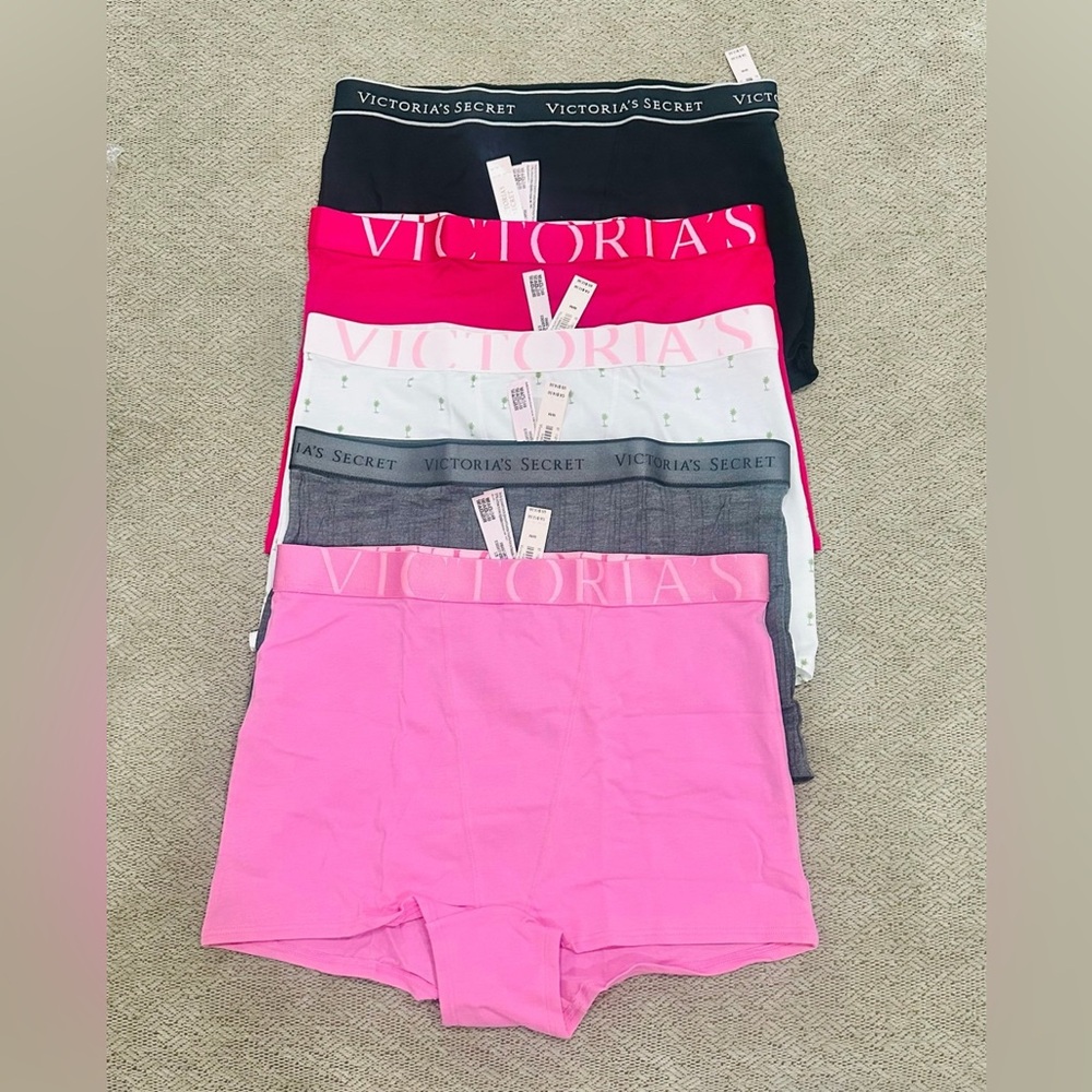 Victoria's Secret high- waist Boyshorts 5-Pack size M